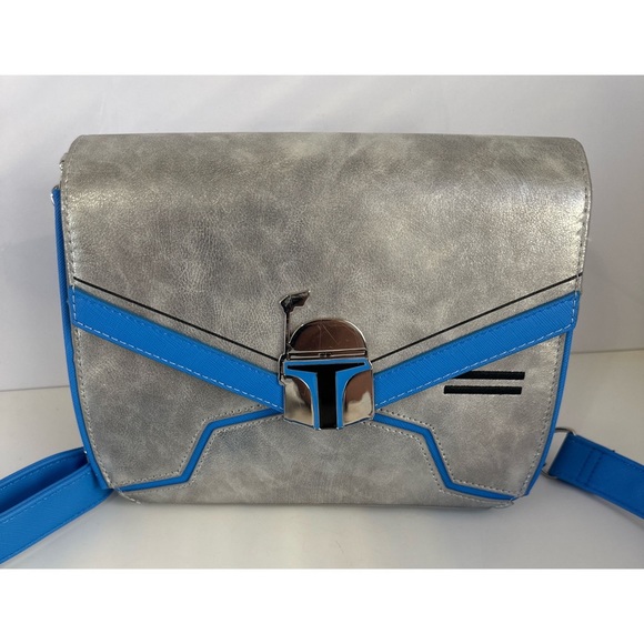 Loungefly Star Wars Jango Fett Chain Strap Crossbody Bag - Picture 2 of 9